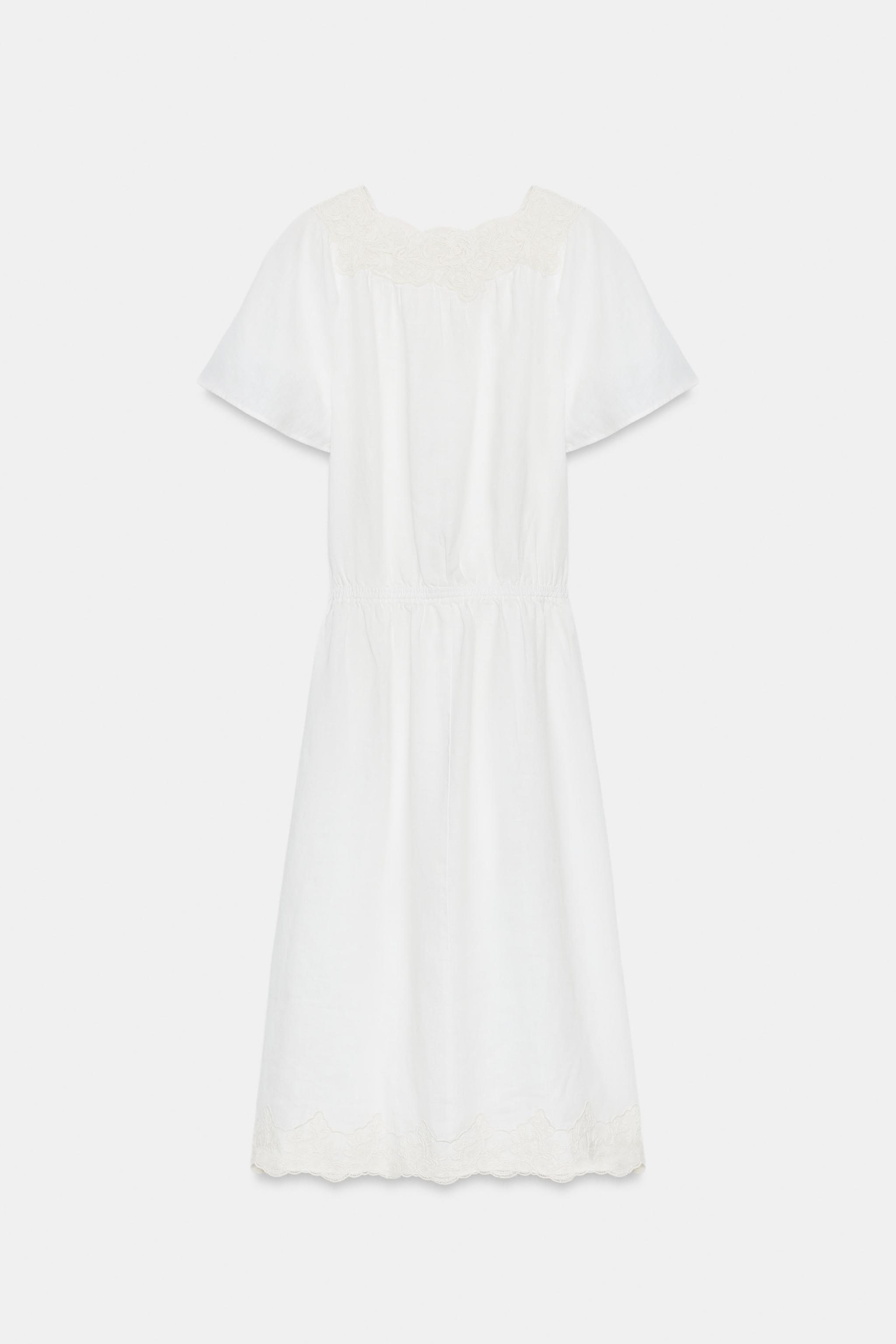ROBE EN LIN CROCHET ZW COLLECTION